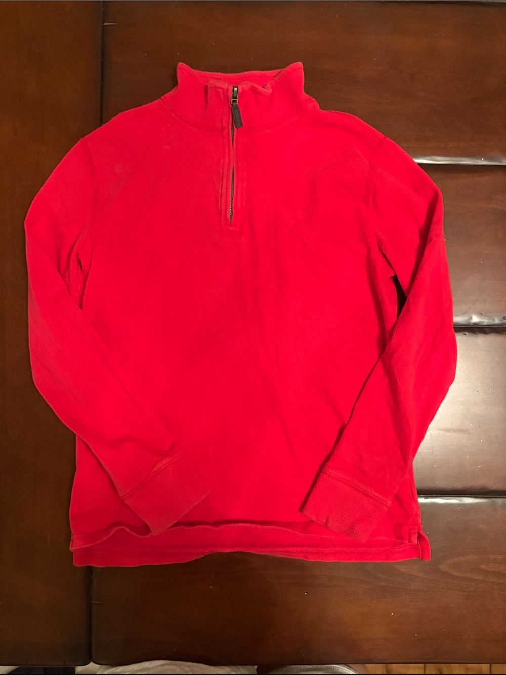 Crewcuts Bright Red Quarter-Zip Pullover Hoodie